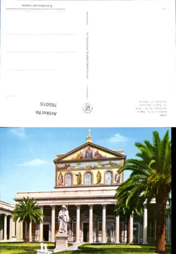 765015 Rom Basilica di S. Paolo Rom Italy