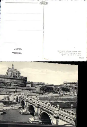 765037 Rom Ponte e Castel S. Angelo Rom Italy