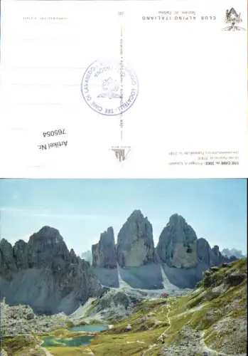 765054 Tre Cime di Lavaredo Sexten Belluno Bozen Südtirol Italy