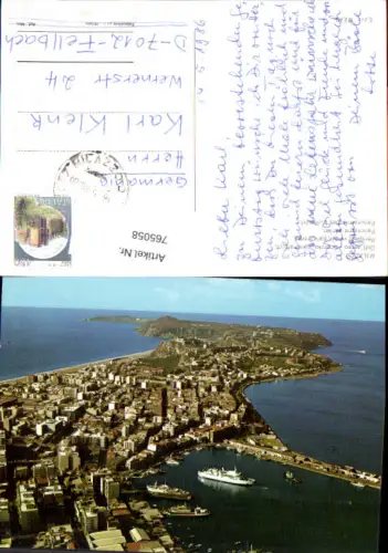 765058 Milazzo Metropolitan City of Messina Luftbild Fliegeraufnahme Italy