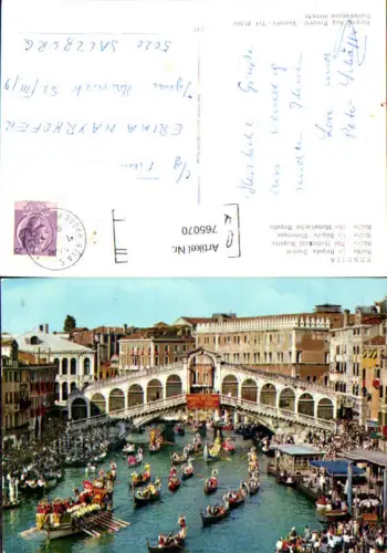 765070 Venedig Rialto - Die Historische Regatta Venedig Italy