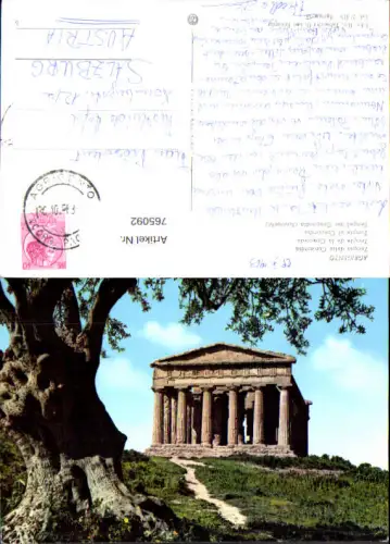 765092 Agrigento Tempio della Concordia Provinz Agrigento Italy