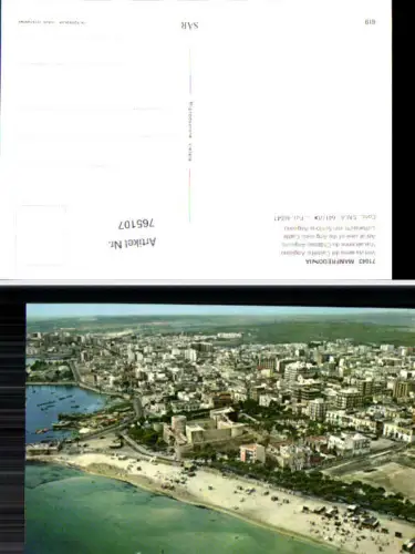 765107 Manfredonia Castello Angioino Provinz Foggia Italy