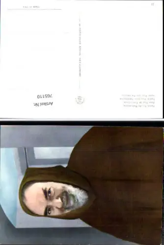 765110 Vater Pius Mönch Einsiedler Pietrelcina Provinz Benevento Italy