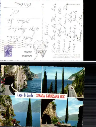 765165 Lago di Garda Strada Gardesana Occ. Provinz Brescia Trento Italy