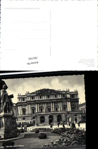 765169 Milano Teatro alla Scala Mailand Italy