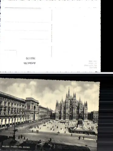 765170 Milano Piazza del Duomo Mailand Italy