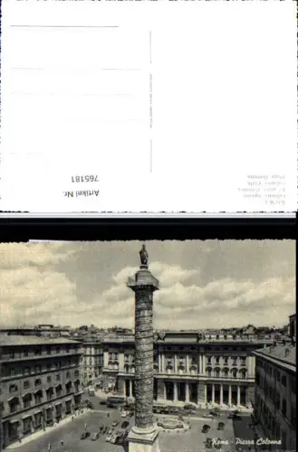 765181 Roma Piazza Colonna Rom Italy