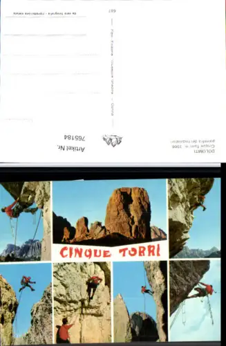 765184 Cinque Torri Belluno Italy Cortina Bergsteiger Bergsteigen Klettern Kletterer Klettersport