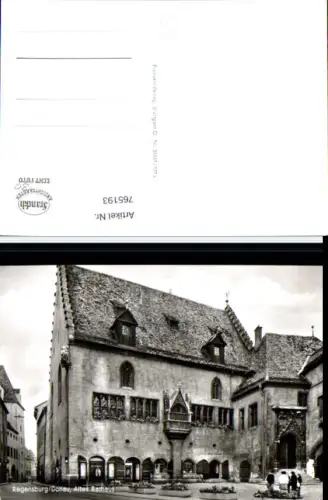 765193 Regensburg Donau Altes Rathaus Regensburg
