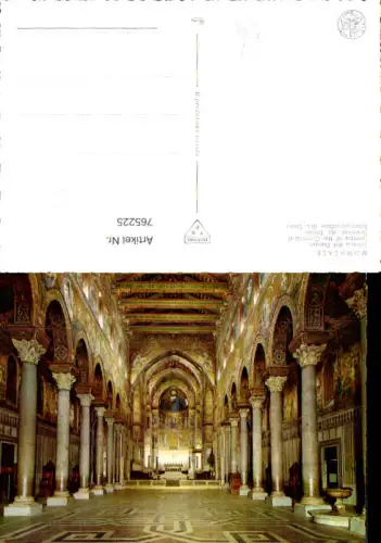 765225 Monreale Duomo Interno Palermo Italy