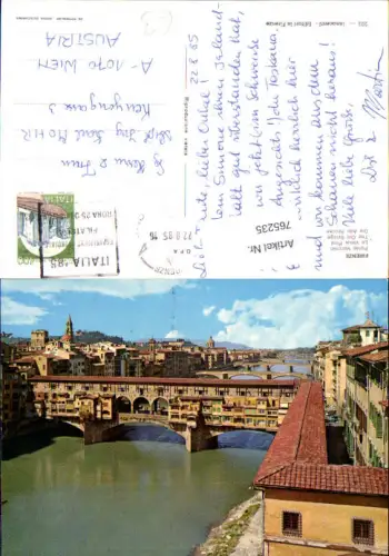 765235 Firenze Ponte Vecchio Città metropolitana di Firenze Italy