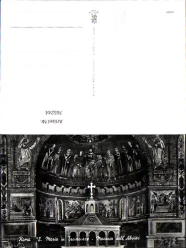 765244 Roma S. Maria Trastevere Mosaico dell'Abside Rom Italy