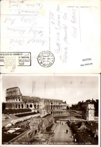 765269 Rom Colosseo Tempio di Venere e Roma Arco di Costantino Roma Italy