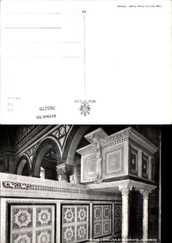 765270 Firenze Basilica di S. Miniato al Monte Florenz Italy