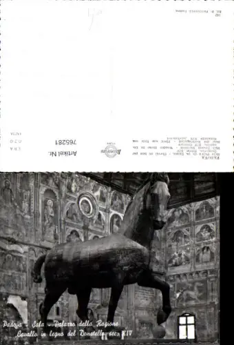 765281 Padova Sala - Palazzo della Ragione, Cavallo in legno del Donatello Provinz Padua Italy