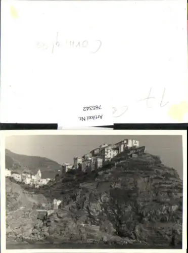 765342 Foto-AK Corniglia Provinz La Spezia Italy