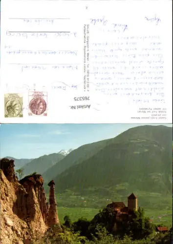 765375 Schloss Tirol bei Meran Merano Pyramiden Burggrafenamt Italy