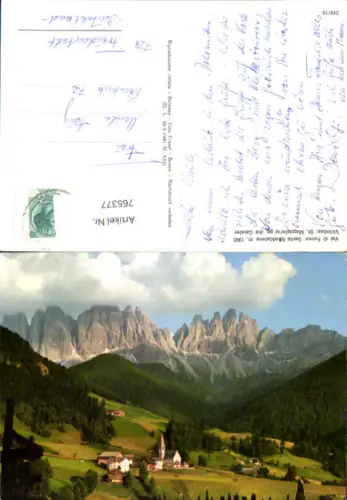 765377 St. Magdalena Villnößtal Villnöß Val di Funes Bozen Italy