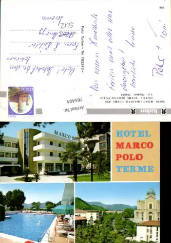 765404 Montegrotto Terme Hotel Terme Marco Polo Padua Italy