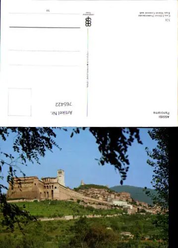 765422 Assisi Panorama Provinz Perugia Italy