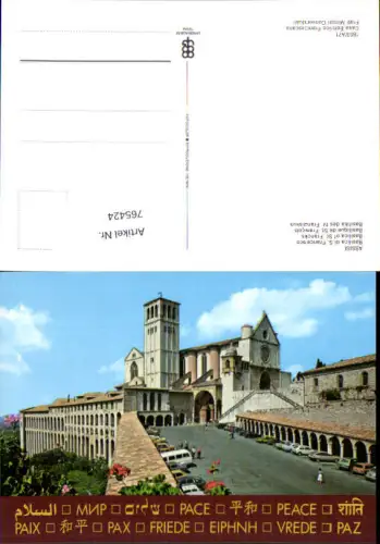765424 Assisi Basilica di S. Francesco Provinz Perugia Italy