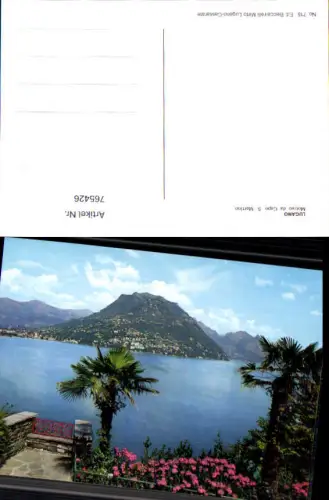 765426 Lugano, Motiv von Capo S. Martino Tessin Switzerland