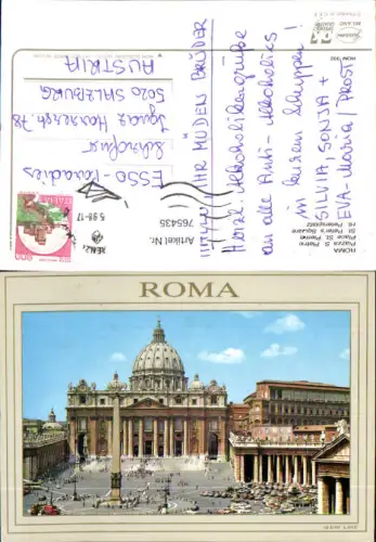 765435 Rom Petersplatz Rom Italy Vatikan
