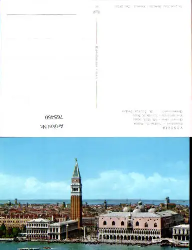765450 Venezia Bacino S. Marco Venedig Italy
