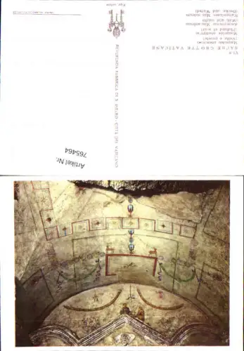 765464 Città del Vaticano Sacre Grotte Vaticane Vatican City