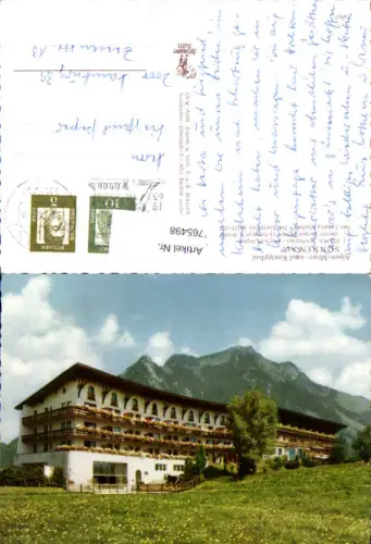 765498 Bad Kohlgrub (Hotel Sonnenalm) LK Garmisch-Partenkirchen