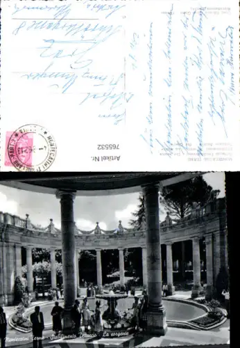 765532 Montecatini Terme, Stabilimento Tettuccio - La sorgente Provinz Pistoia Italy