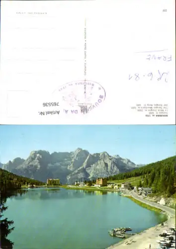 765536 Misurina am See Sorapis Auronzo di Cadore Provinz Belluno Italy