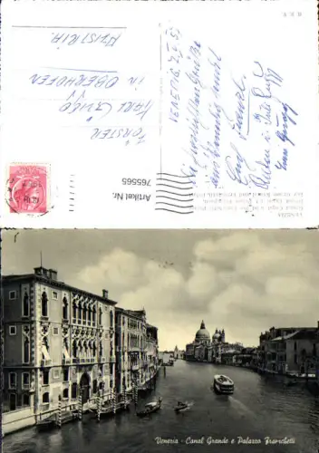 765565 Venezia Canal Grande e Palazzo Franchetti Venedig Italy