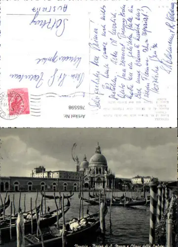 765598 Venezia, Bacino di S. Marco e Chiesa della Salute Venedig Italy