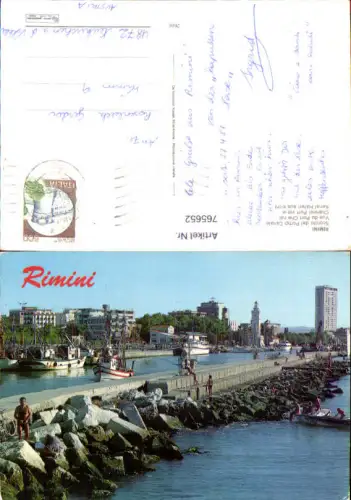 765652 Rimini Scorcio del Porto Canale Provinz Rimini Italy