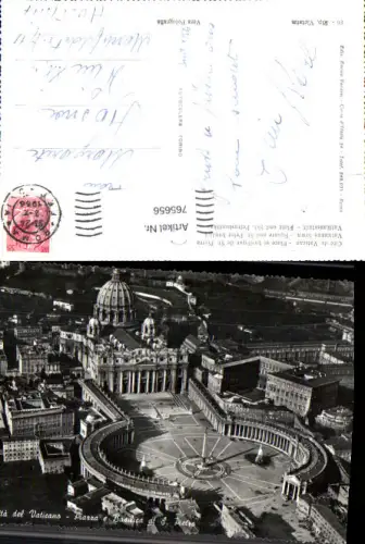 765656 Città del Vaticano Vatikan Piazza e Basilica di S. Pietro Vatikanstadt Vatican City