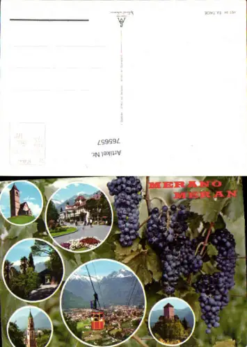 765657 Meran Trauben Weintrauben Italy Merano