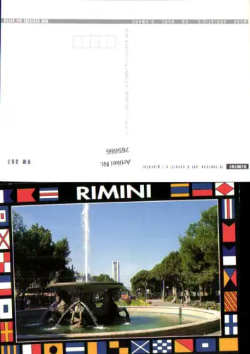 765666 Rimini La Fontana dei 4 Cavalli Provinz Rimini Italy