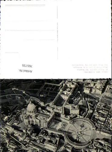765735 Vatikanstadt Vatikanstadt Vatican City