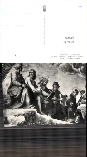 765863 Città del Vaticano vatikan Stanze di Raffaello Dettaglio della Disputa del S.S. Sacramento Vatican City