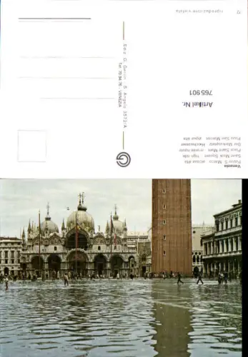 765901 Venezia Piazza S. Marco acqua alta Metropolitanstadt Venedig Italy
