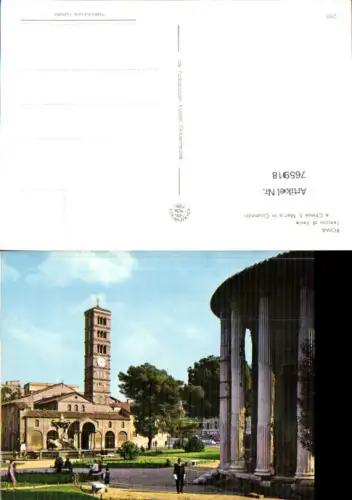 765918 Rom Tempio di Vesta e Chiesa S. Maria in Cosmedin Metropolitanstadt Rom Italy