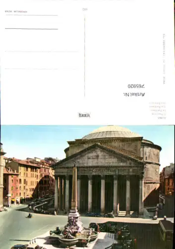 765920 Rom Pantheon Città metropolitana di Roma Capitale Italy