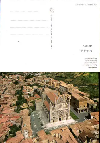 765922 Orvieto Panorama dall'aereo Provinz Terni Italy