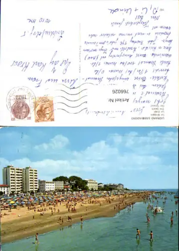 766026 Lignano Sabbiadoro Provinz Udine Italy Strandleben