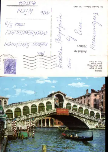 766027 Venedig Ponte di Rialto Venezia Italy