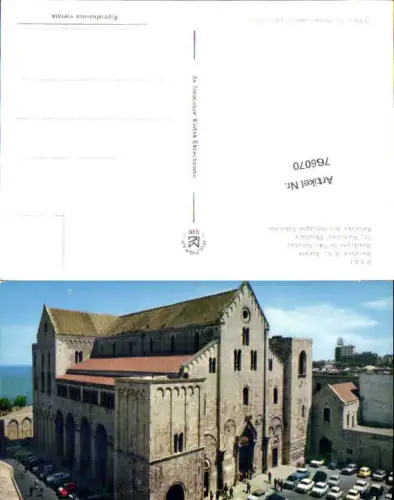 766070 Bari Basilica di S. Nicola Metropolitan City of Bari Italy