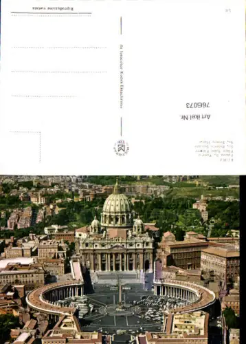 766073 Rom Piazza S. Pietro Rom Italy Vatikan