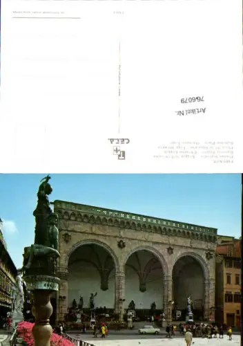 766079 Firenze Piazza Signoria - Loggia dell'Orcagna Città metropolitana di Firenze Italy